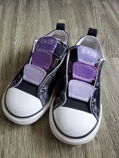 ALL STAR ブラック スニーカー ベルクロ キッズ15.5cm