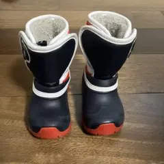 子ども用スノーブーツ ネイビー/レッド