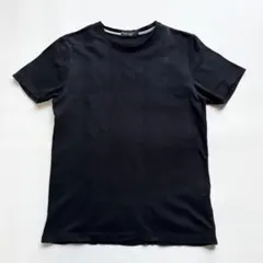 『CRESTBRIDGE』シャドーチェック／半袖カットソー／Tシャツ／M／黒