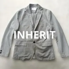 【春夏】INHERIT インヘリット シアサッカー テーラードジャケット Lのサムネイル