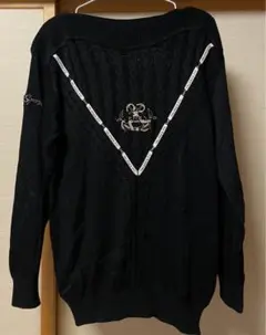 【Valenza po Sports】 ブラックセーター おしゃれ