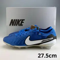 27cm ナイキ レジェンド10 エリート AG-PRO サッカースパイク 青