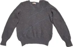 ヴィンテージ ニット セーター グレー 古着