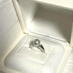 【超美品】ミキモトパールイヤリング8.4mm7号pt950のサムネイル