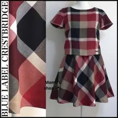 〖未使用に近い・試着のみ〗  定番チェック　ドッキング　ワンピース