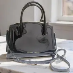 ✨ほぼ未使用✨ IACUCCI イアクッチ ベラール エナメル 2WAY 黒のサムネイル