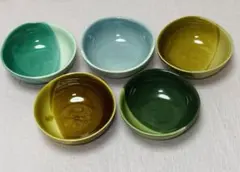 未使用 梅宮辰夫創作 陶器 小皿 小鉢 5客セット