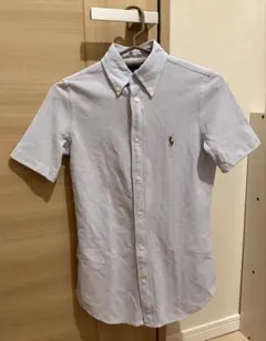 Ralph Lauren Knit Oxford 半袖シャツ XS
