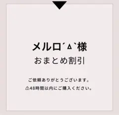 メルロˊㅿˋ様 リクエスト 2点 まとめ商品