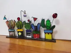 ステンドグラス◆可愛い街並み⑧　パネル◆ハンドメイト品 ステンドグラス◇おしゃれな街並み⑥パネル◇ハンドメイト品 - メルカリ