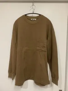 ブラウン 長袖カットソー