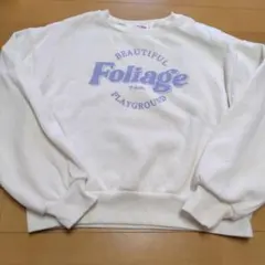 ピンクラテpinklatte裏起毛トレーナーM150cmスウェット子供キッズ