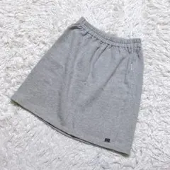 【c9259】BIO ミニスカート　グレー　ウエストゴムのサムネイル