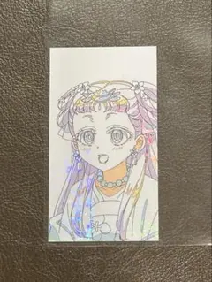 薬屋のひとりごと展　ランダムチケット風カード　里樹妃　線画
