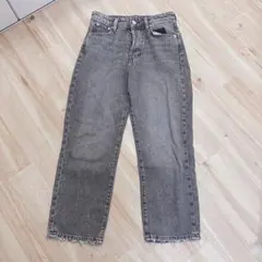 Ｈ&M ハイウエスト ストレートデニム