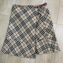 Burberryブルーレーベル　巻きスカートS