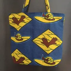 【肩掛け可能】ハンドメイド/トートバック/アフリカ布/アフリカン