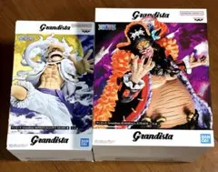 ワンピース Grandista ルフィ ギア5 ティーチ フィギュア 2体セットのサムネイル