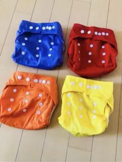 赤字処分在庫一掃 在庫処分 メッシュワンサイズ布おむつ 4枚 セット