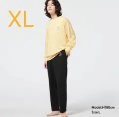 ちいかわ GU メンズ ソフトスウェット ラウンジセット(長袖) うさぎ XL
