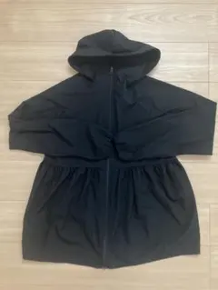 coca コカ UVカットティアードパーカー ブラックのサムネイル