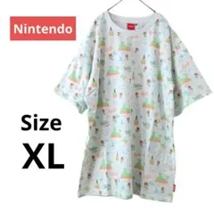 あつまれどうぶつの森 あつ森 Tシャツ 総柄NintendoTOKYO限定 希少のサムネイル