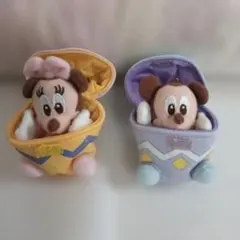 ミッキー＆ミニーイースターエッグぬいぐるみ