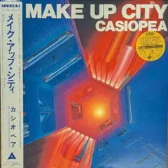 帯付オリジナルLP カシオペア MAKE UP CITY レコード