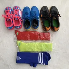 ウフマヨ様専用　フットサルシューズ　21.5 23.5 おまけ付き