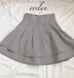 evelyn　エブリン　スカート　ツイードダブルフレア