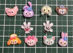 ディズニー　 ダッフィーフレンズ　ネイルパーツ 10個セット