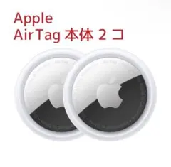 【新品】Apple AirTag エアタグ本体　2個セット アップルエアタグ