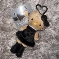 ハローキティ GOGOギャル スタイルアップマスコット　脚長　足長　黒　ドレス