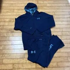 Under Armour ジャージ上下セット ネイビー　XL