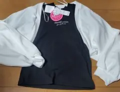 JESSY★LOGAN カットソーカーディガン＆半袖Tシャツ２点セット150cm