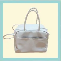 ホワイトバッグ ショルダー　ハンドバック　白 軽量