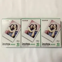 FUJIFILM instax mini チェキフィルム 3パック 新品未開封
