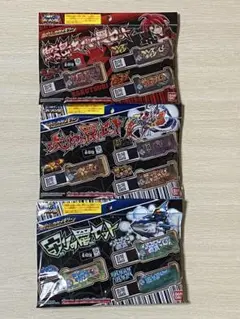 3個セット バンダイ 爆釣バーハンター 爆釣シカケメモリー 鮫島キバの罠等220
