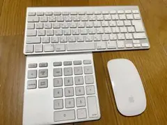 Apple ワイヤレスキーボード、マジックマウス、Belkinテンキー