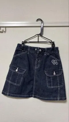 pom ponette ポンポネット デニムスカート