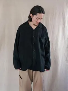 WIRROW/Cupro cotton caftan shirt 24SS - メルカリ