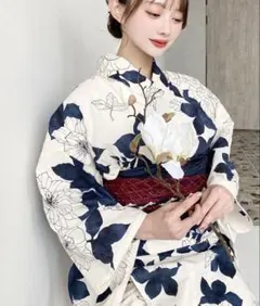 Dita 幻想鏡花水月 浴衣 しわへこ帯 飾り帯紐 パールフリル帯揚げ