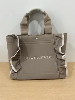 JILL by JILLSTUART フリルトートバッグ グレー