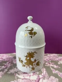 真珠☆ミキモトインターナショナル☆テディベア陶製小物入れジュエリー