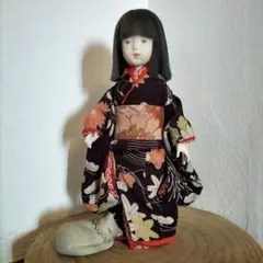 古布縮緬細工人形　創作人形　古布手作り細工物 古布細工 創作人形