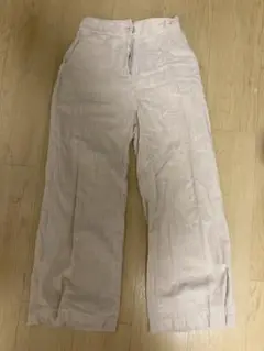 ベージュワイドパンツ
