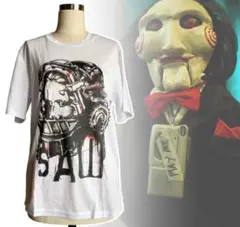 「SAW/ソウ ジグソウ トビン・ベル Tシャツ Mサイズ」jo-db