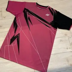 【美品】YONEX Sサイズ バドミントンウェア L ピンク/黒