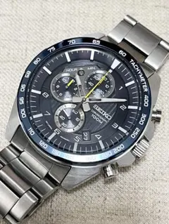 SEIKO】ワールドタイム ソーラー 腕時計 動作未確認 クロノグラフ