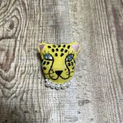 キモカワ★豹ブローチ
